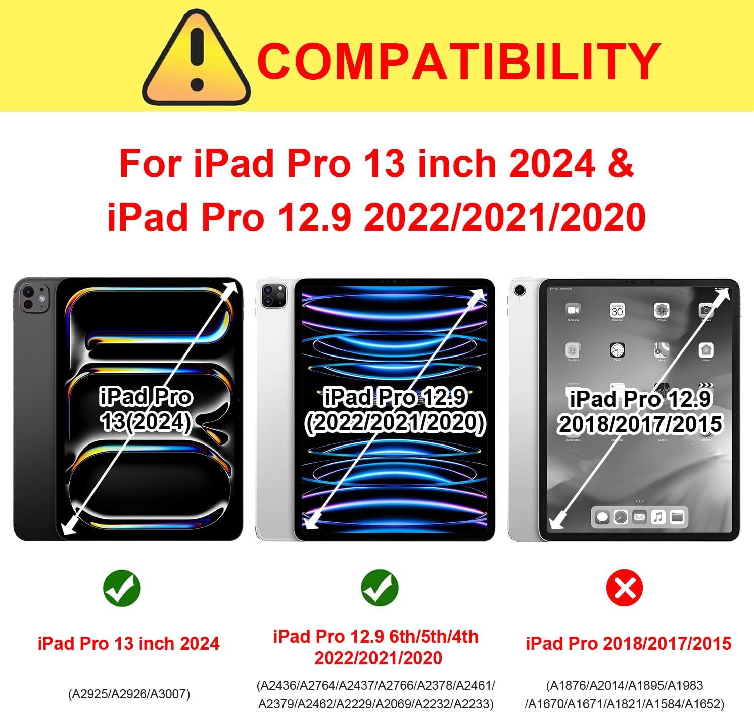 Funda Ztotop para iPad Pro 12.9 Funda Ztotop para iPad Pro 12.9